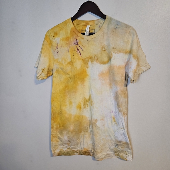 Local Beast Tie-Dye T-Shirt Bella Canvas Orange Yellow Unisex Crewneck Medium - Picture 2 of 10